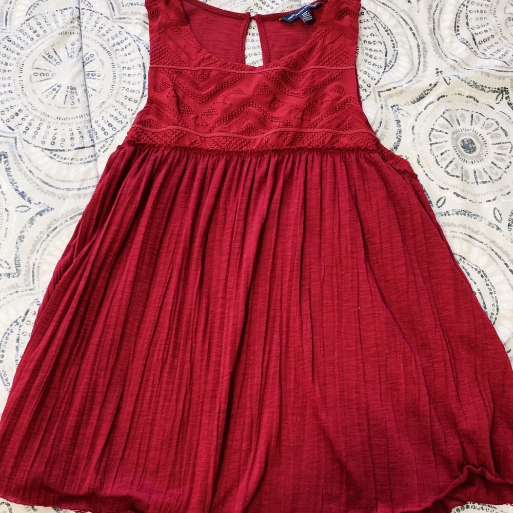 American Eagle Flounce Tank Top